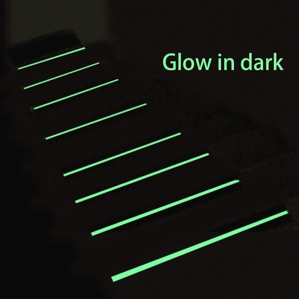 ANTI SLIP GLOW TAP, Anti Slip Glow Tape (5M x 50mm) – Luminous Non-Slip Safety Tape with Radium, Self-Adhesive Grip Strips for Slippery Surfaces(2495)