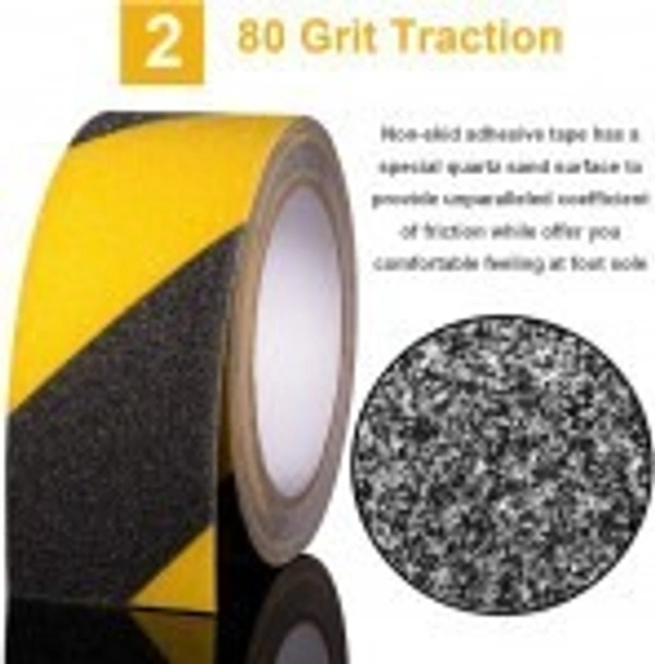 ANTI SLIP TAP 5CM X 5M,  Heavy-Duty Grip Tape for Stairs, Ramps, Floors & Walkways – Waterproof Safety Traction Tape (1737)