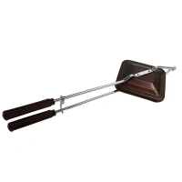 SANDWICH & TOASTER, Apex Regular Non-Stick Sandwich Toaster for Gas Stove | Flame-Based Aluminum Sandwich Maker with Heat-Resistant Handle(2674)