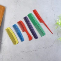 6PCS COMB SET, 6-Piece Hair Comb Set for Men & Women – Assorted Detangling, Styling, Cutting & Tail Combs for Daily Grooming, Salon & Barber Use(2667)