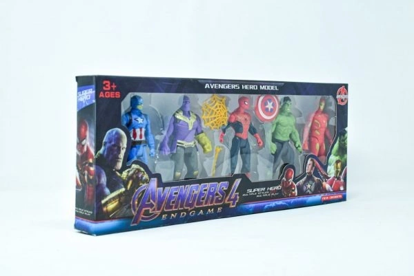 5PCS AVENGER 2155,"5PCS Avenger Action Figures Set – Superhero Mini Toys for Kids | Avengers Collectible Figures | Birthday Gift for Boys & Girls" (2239)