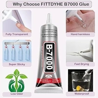 FABRIC GLUE B7000, Multi-Purpose Adhesive for DIY, Crafts, Jewelry, Phone Repair & Textiles (2183)