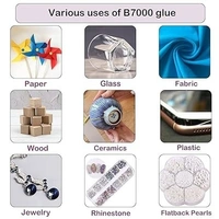 FABRIC GLUE B7000, Multi-Purpose Adhesive for DIY, Crafts, Jewelry, Phone Repair & Textiles (2183)