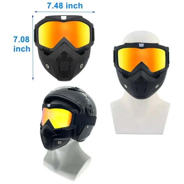 BIKE FACE MASK, Dustproof, Windproof Riding Mask for Men & Women – Breathable Outdoor Protection for Bikers (1755)