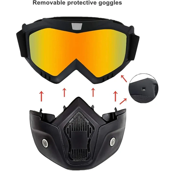 BIKE FACE MASK, Dustproof, Windproof Riding Mask for Men & Women – Breathable Outdoor Protection for Bikers (1755)