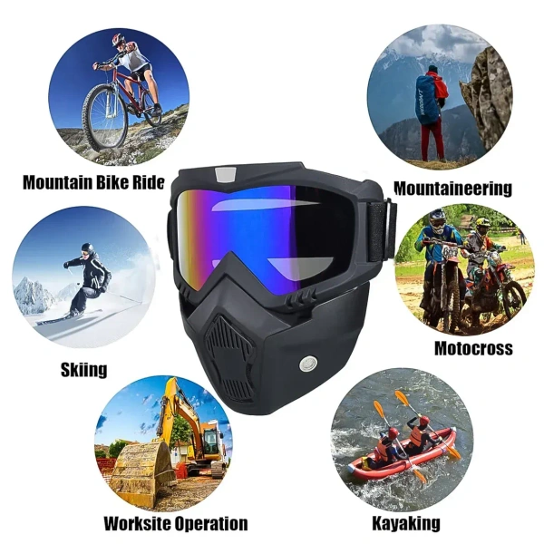 BIKE FACE MASK, Dustproof, Windproof Riding Mask for Men & Women – Breathable Outdoor Protection for Bikers (1755)