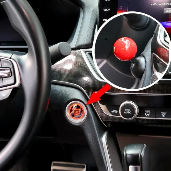 CAR PUSH START BUTTON, Car Push Start Button – Engine Start/Stop Switch for Keyless Ignition Systems(2528)