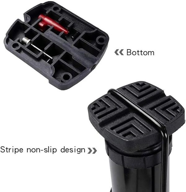 MINI FOOT PUMP, Bicycle Pump - High Pressure Foot Air Pump for Cycles, Balloons, Footballs and Tyres(278)
