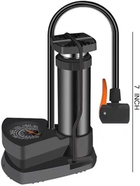 MINI FOOT PUMP, Bicycle Pump - High Pressure Foot Air Pump for Cycles, Balloons, Footballs and Tyres(278)