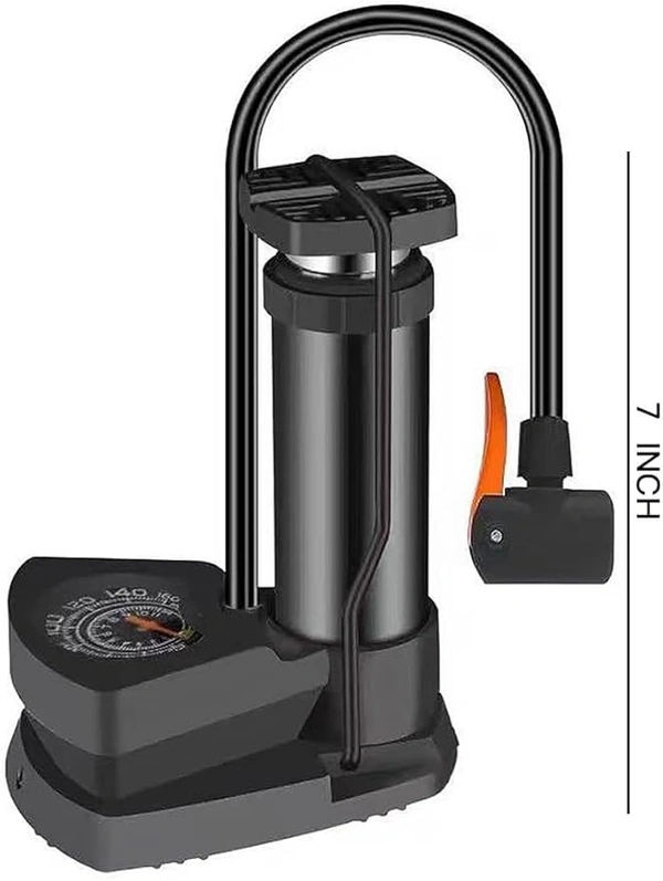 MINI FOOT PUMP, Bicycle Pump - High Pressure Foot Air Pump for Cycles, Balloons, Footballs and Tyres(278)