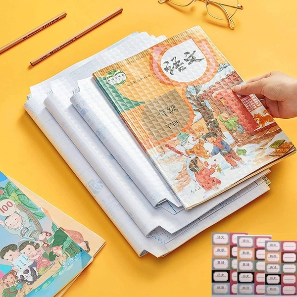 TRANSPARENT BOOK COVER, [30 Pcs- 3 Different Sizes -10 Each], Transparent Book Covers – 30 Pcs Set (3 Sizes, 10 Each) | Durable & Waterproof (1555)