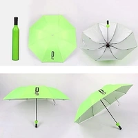 BOTTLE UMBRELLA, Wine Bottle Beautiful Travel Umbrella, Automatic, Strong, Durable, Hidden Folding Umbrella for Rain, Sun Light for 2 Persons for Adult Men Women, Fun Gift, Random Color  (533) 