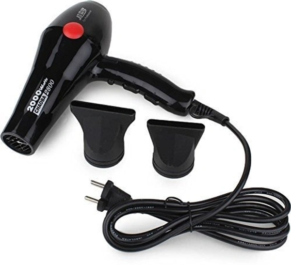 CHAOBA 2000W HAIR DRYER, CHAOBA 2000W Professional Hair Dryer (Black) – Powerful Hot & Cold Air Blow Dryer with Speed & Heat Settings for Salon & Home Use(1151)
