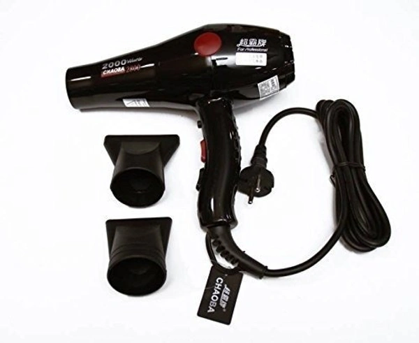 CHAOBA 2000W HAIR DRYER, CHAOBA 2000W Professional Hair Dryer (Black) – Powerful Hot & Cold Air Blow Dryer with Speed & Heat Settings for Salon & Home Use(1151)