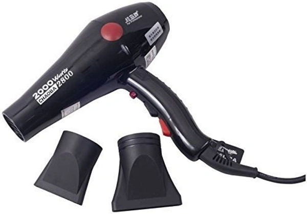 CHAOBA 2000W HAIR DRYER, CHAOBA 2000W Professional Hair Dryer (Black) – Powerful Hot & Cold Air Blow Dryer with Speed & Heat Settings for Salon & Home Use(1151)