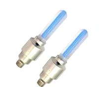 TYRE LIGHT, Bicycle Tyre LED Light Rim Valve Cap | Motion Sensor Blue Wheel Flashing Lights (Set of 2) Cycle Accessories(484)