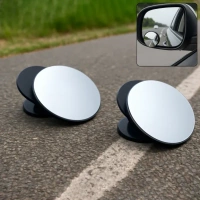 BLIND SPOT MIRROR, Car Blind Spot Mirror – 360° Adjustable HD Glass Side Mirror (2 Pieces)(136)