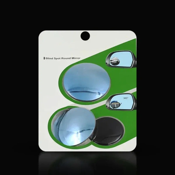BLIND SPOT MIRROR, Car Blind Spot Mirror – 360° Adjustable HD Glass Side Mirror (2 Pieces)(136)