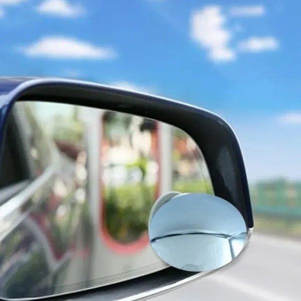BLIND SPOT MIRROR, Car Blind Spot Mirror – 360° Adjustable HD Glass Side Mirror (2 Pieces)(136)