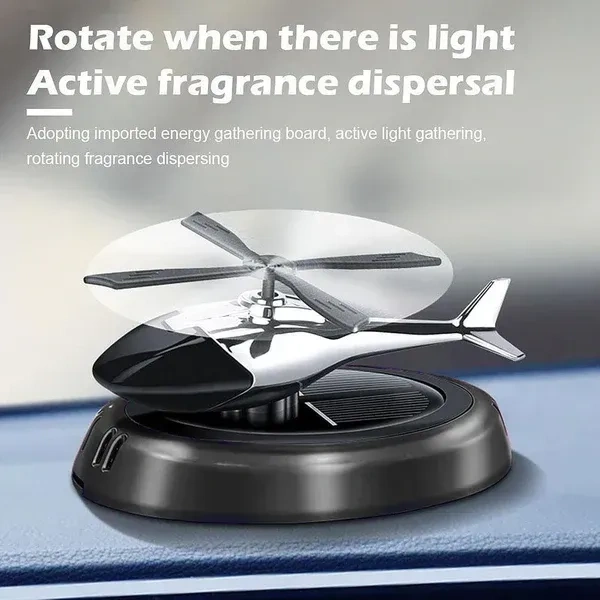 CAR PLANE PERFUME, Car Dashboard Perfume Diffuser – Rotating Blade Air Freshener for Car Interior, Long-Lasting Fragrance(2573)