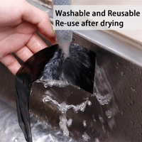 Car Door Sill Tape 5CM*5M | Black Carbon Fiber Waterproof Protective Strip, Door Edge Guard Cover(2550)