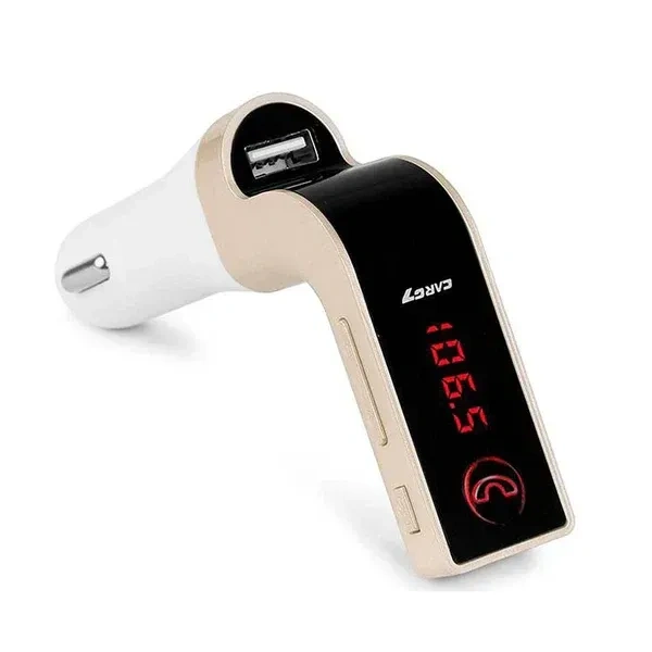 CAR BLUTOOTH CHARGER, Car G7 with Turbo Charging LCD Bluetooth Charger Fm Kit Mp3  (2338)    