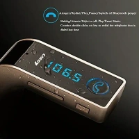 CAR BLUTOOTH CHARGER, Car G7 with Turbo Charging LCD Bluetooth Charger Fm Kit Mp3  (2338)    