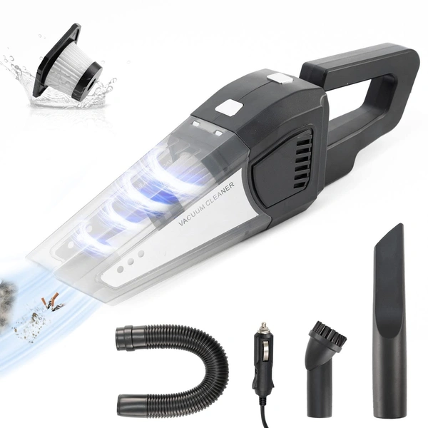 CAR VACUUM CLEANER, (Car Vacuum Cleaner DC 12V 120W | High Power Strong Suction Portable Vacuum for Car & Home Use809)