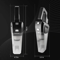 CAR VACUUM CLEANER, (Car Vacuum Cleaner DC 12V 120W | High Power Strong Suction Portable Vacuum for Car & Home Use809)