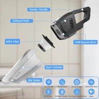 CAR VACUUM CLEANER, (Car Vacuum Cleaner DC 12V 120W | High Power Strong Suction Portable Vacuum for Car & Home Use809)