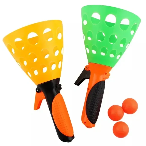 SMALL CLICK N CATCH, Catapult Butt Ball Toy widely used by kids and childrens for playing and entertainment purposes and all etc.   (2349)     