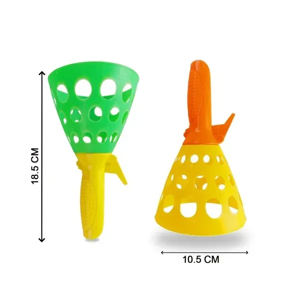 SMALL CLICK N CATCH, Catapult Butt Ball Toy widely used by kids and childrens for playing and entertainment purposes and all etc.   (2349)     