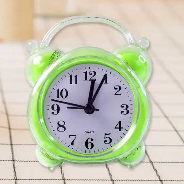 CLASSIC ALARM CLOCK, Classic Quartz Alarm Clock – Compact Pink Analog Table Clock for Bedroom, Office & Study Desk with Loud Alarm & Silent Sweep Movement(2693)