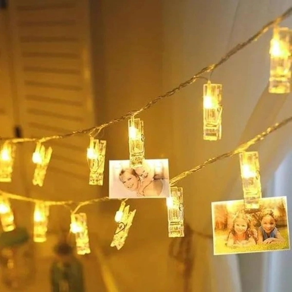 PHOTO HANGING LED, Photo Clip LED String Lights for Photo Hanging – Decorative Fairy Lights for Birthday, Wedding, Festival & Home Decoration(2555)