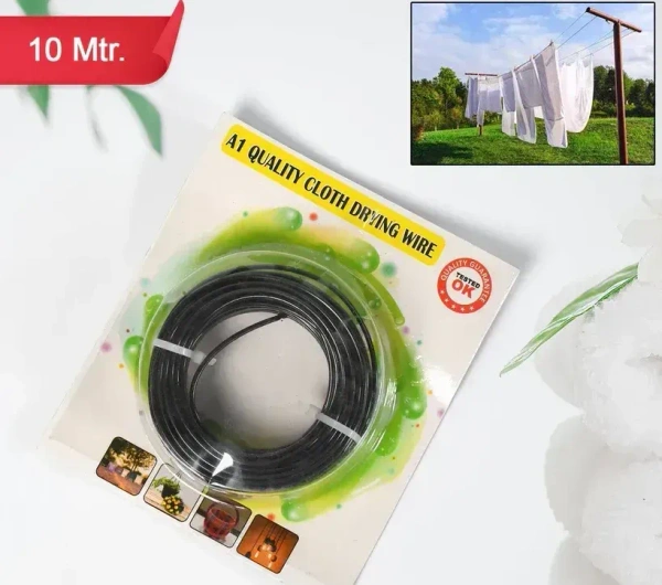 10M CLOTH DRYING WIRE, High-Quality Cloth Drying & Gardening Wire (10M)(2109)