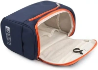 COSMETIC BAG BLUE, Cosmetic Bag Blue – Stylish & Travel-Friendly Makeup Organizer (1806)