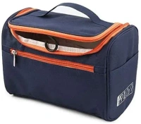 COSMETIC BAG BLUE, Cosmetic Bag Blue – Stylish & Travel-Friendly Makeup Organizer (1806)