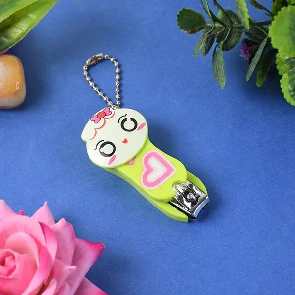 CARTOON NAIL CLIPPER, Cartoon Nail Clipper for Kids – Cute & Safe Design | Multicolor Baby Nail Cutter(2423)