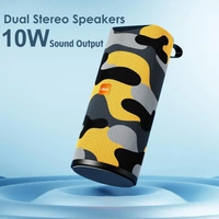 BT SPEAKER 613, CYOMI CY-613 Pro Bluetooth Speaker – Portable Wireless Speaker with 10W RMS, Rich Bass, Built-in Mic, USB/AUX/SD Card Support(2505)