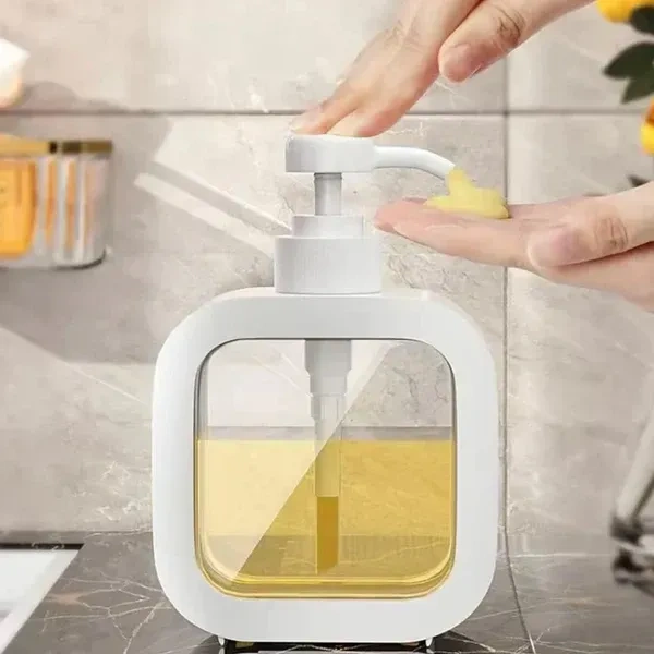 DISPENSER WITH PUMP, Snap sink Dispenser Plastic Clear Empty Pump Lotion Bottles   (2207)      