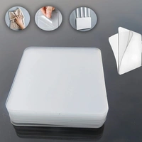 10PCS DOUBLE SIDE STICKER, 10 Pcs Double-Sided Transparent Stickers | Strong Adhesive Desktop & Wall Mounting Tape Pads(861)