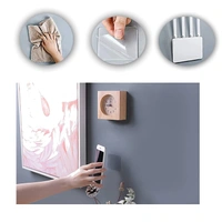 10PCS DOUBLE SIDE STICKER, 10 Pcs Double-Sided Transparent Stickers | Strong Adhesive Desktop & Wall Mounting Tape Pads(861)