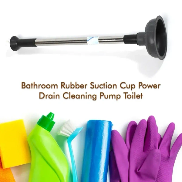 TOILET PUNGER PUMP, High-Pressure Drain Unblocker Pump – Manual Plunger for Kitchen Sink, Bathroom & Toilet Clog Removal(2099)