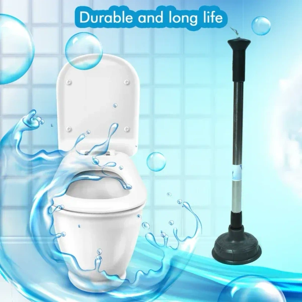 TOILET PUNGER PUMP, High-Pressure Drain Unblocker Pump – Manual Plunger for Kitchen Sink, Bathroom & Toilet Clog Removal(2099)