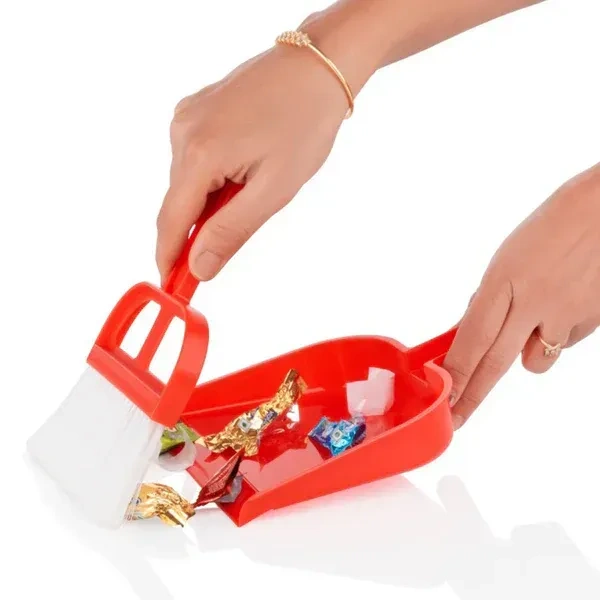 2IN1 DUSTPAN BIG, Dustpan Supdi with Brush Broom Set for Multipurpose Cleaning Big Size  (947) - 