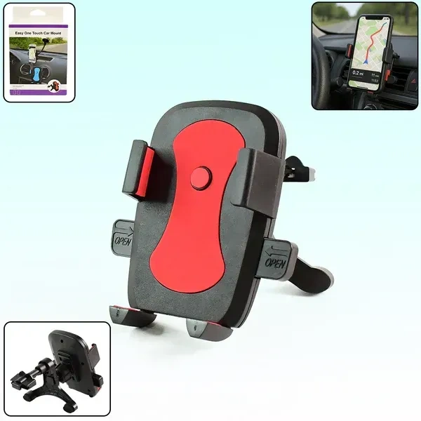 CAR AIR VENT MOUNT, Premium Easy One Touch Car Mobile Holder Mount