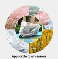BIKE RAIN COVER, Transparent UV Protection & Water Resistant Bike Body Cover – Dustproof Two Wheeler/Scooter/Motorcycle Cover for Activa & More (Pack of 1, Random Print Design)(1069) - 120*220 cm