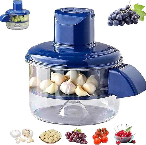 GARLIC & FRUIT PEELER, Fruit Skin Remover Machine | 50W Electric Automatic Fruit Peeler with Stainless Steel Blade | Small Fruit & Garlic Peeling Machine for Grapes, Cherry Tomatoes, Peaches, Plums & Home Kitchen(2710)
