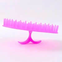 ROUND HAIR COMB, Ergonomic Scalp Massager Shampoo Brush – Unbreakable Plastic Hair Scrubber for Healthy Scalp & Relaxing Wash(519)