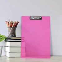 WRITING PAD COLOR, Exam Pad Transparent Colour Clipboard in School or Office or College (2190)